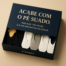 Meias Premium Chulé Zero: Resultado em 24 h ou 2× seu Dinheiro de Volta – Kit 6 Pares + Frete GRÁTIS