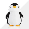 Almofadas de viagem deformáveis em forma de U Avião Pinguins Almofada Brinquedo de pelúcia Travesseiro de pescoço