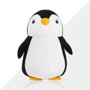Almofadas de viagem deformáveis em forma de U Avião Pinguins Almofada Brinquedo de pelúcia Travesseiro de pescoço