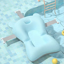 Anti-derrapante assento de almofada de banho flutuante para bebê recém-nascido, travesseiro anti-derrapante, suporta conforto e apoio, 0-12 meses