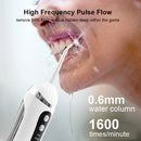 Dentes água flosser elétrica irrigador oral portátil casa limpeza dental recarregável à prova dwaterproof água ferramenta de remoção tártaro
