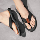 Chinelos masculinos verão flip flops marca moda ao ar livre confortável casual slides sapatos antiderrapantes sandálias de praia 6 cores