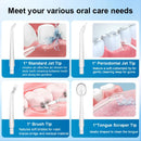 Dentes água flosser elétrica irrigador oral portátil casa limpeza dental recarregável à prova dwaterproof água ferramenta de remoção tártaro