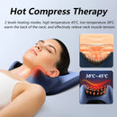 Massageador Cervical Inteligente EMS – Terapia de Tração, Acupressão e Calor para Alívio da Dor no Pescoço