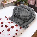 Travesseiro de banho para banheira, suporte para as costas do pescoço, almofada de spa de malha respirável 3D ultra macia, encosto de cabeça, acessórios de banheiro, presentes