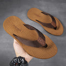 Chinelos masculinos verão flip flops marca moda ao ar livre confortável casual slides sapatos antiderrapantes sandálias de praia 6 cores