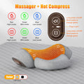 Massageador Cervical Elétrico com Terapia de Calor – Alívio Imediato para Pescoço e Coluna