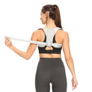 Corretor de postura unissex ajustável para clavícula, cinto de suporte para coluna, remodelar seu corpo, home office, esporte, parte superior das costas, pescoço