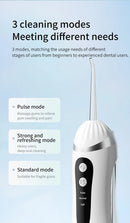 Dentes água flosser elétrica irrigador oral portátil casa limpeza dental recarregável à prova dwaterproof água ferramenta de remoção tártaro