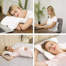 Travesseiro ortopédico curvo em forma de u para dormir, travesseiro de espuma para as mãos, produtos ortopédicos ocos, travesseiro de pescoço, travessas laterais de viagem