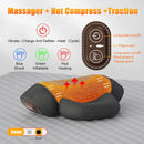 Massageador Cervical Elétrico com Terapia de Calor – Alívio Imediato para Pescoço e Coluna