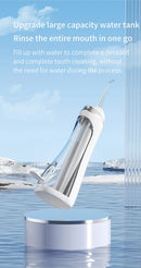 Dentes água flosser elétrica irrigador oral portátil casa limpeza dental recarregável à prova dwaterproof água ferramenta de remoção tártaro