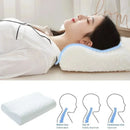 Travesseiro de espuma de memória para dormir, travesseiro lateral ajustável para pescoço, ombro, alívio da dor, travesseiro ortopédico de contorno jaf028