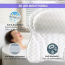 Travesseiro de banho para banheira, suporte para as costas do pescoço, almofada de spa de malha respirável 3D ultra macia, encosto de cabeça, acessórios de banheiro, presentes
