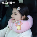 Adorável kuromi minha melodia em forma de u pescoço travesseiro kawaii estilo japonês cinnamoroll viagem nap travesseiro pele amigável engrossado menina