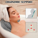 Travesseiro de banho para banheira, suporte para as costas do pescoço, almofada de spa de malha respirável 3D ultra macia, encosto de cabeça, acessórios de banheiro, presentes