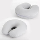Almofadas de viagem deformáveis em forma de U Avião Pinguins Almofada Brinquedo de pelúcia Travesseiro de pescoço
