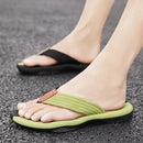 Chinelos masculinos verão flip flops marca moda ao ar livre confortável casual slides sapatos antiderrapantes sandálias de praia 6 cores