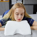 Travesseiro ortopédico curvo em forma de u para dormir, travesseiro de espuma para as mãos, produtos ortopédicos ocos, travesseiro de pescoço, travessas laterais de viagem