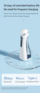 Dentes água flosser elétrica irrigador oral portátil casa limpeza dental recarregável à prova dwaterproof água ferramenta de remoção tártaro