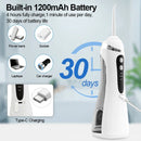 Dentes água flosser elétrica irrigador oral portátil casa limpeza dental recarregável à prova dwaterproof água ferramenta de remoção tártaro