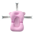 Anti-derrapante assento de almofada de banho flutuante para bebê recém-nascido, travesseiro anti-derrapante, suporta conforto e apoio, 0-12 meses
