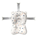 Anti-derrapante assento de almofada de banho flutuante para bebê recém-nascido, travesseiro anti-derrapante, suporta conforto e apoio, 0-12 meses