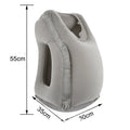 Travesseiro Inflável Ergonômico para Viagem – Suporte para Pescoço e Queixo com Conforto Absoluto