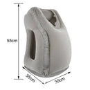 Travesseiro Inflável Ergonômico para Viagem – Suporte para Pescoço e Queixo com Conforto Absoluto