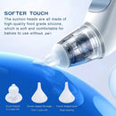Aspirador nasal elétrico para bebês, dispositivo de sucção de nariz com bocal de silicone de qualidade alimentar, 3 modos de sucção e música calmante