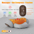Massageador Cervical Elétrico com Terapia de Calor – Alívio Imediato para Pescoço e Coluna
