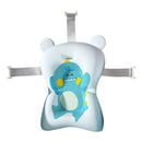 Anti-derrapante assento de almofada de banho flutuante para bebê recém-nascido, travesseiro anti-derrapante, suporta conforto e apoio, 0-12 meses
