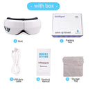 Massageador Inteligente para Olhos 6D – Alívio da Fadiga Ocular com Terapia de Calor, Vibração e Música Relaxante