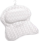 Travesseiro de banheira para casa, hotel, banho, 4d, cinza, branco, borboleta, banheira, ventosa, travesseiro de banheira