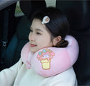 Adorável kuromi minha melodia em forma de u pescoço travesseiro kawaii estilo japonês cinnamoroll viagem nap travesseiro pele amigável engrossado menina