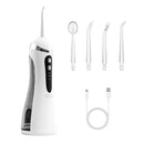 Dentes água flosser elétrica irrigador oral portátil casa limpeza dental recarregável à prova dwaterproof água ferramenta de remoção tártaro