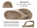 Shevalues sandálias ortopédicas masculinas moda casais praia flip flop verão ao ar livre sandálias macias com suporte de arco slides de banheiro