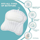 Travesseiro de banho para banheira, suporte para as costas do pescoço, almofada de spa de malha respirável 3D ultra macia, encosto de cabeça, acessórios de banheiro, presentes