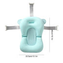 Anti-derrapante assento de almofada de banho flutuante para bebê recém-nascido, travesseiro anti-derrapante, suporta conforto e apoio, 0-12 meses