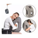 Travesseiro Inflável Ergonômico para Viagem – Suporte para Pescoço e Queixo com Conforto Absoluto